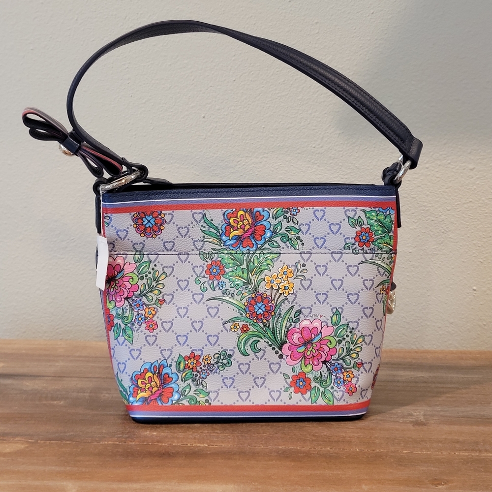NWT Brighton Fashion Lux Floral Shoulder Bag